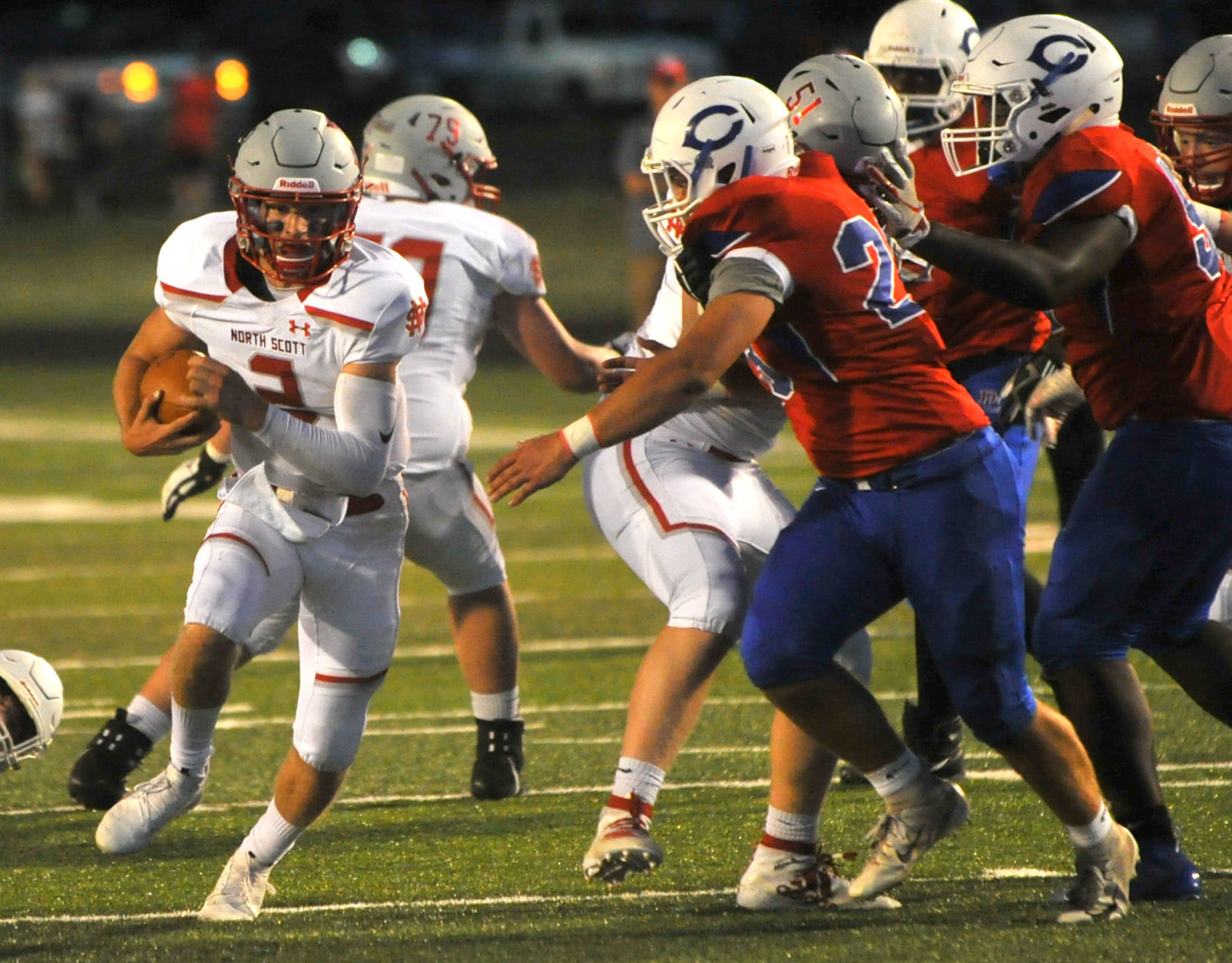 North Scott at Davenport Central football